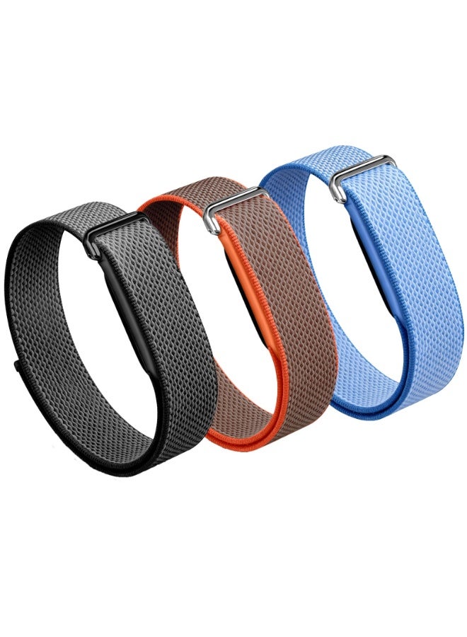 Compare ZOXITY Nylon Band for Google Fitbit Air, Breathable Replacement Strap Obsidian+Rye+Lavender at KSA Price