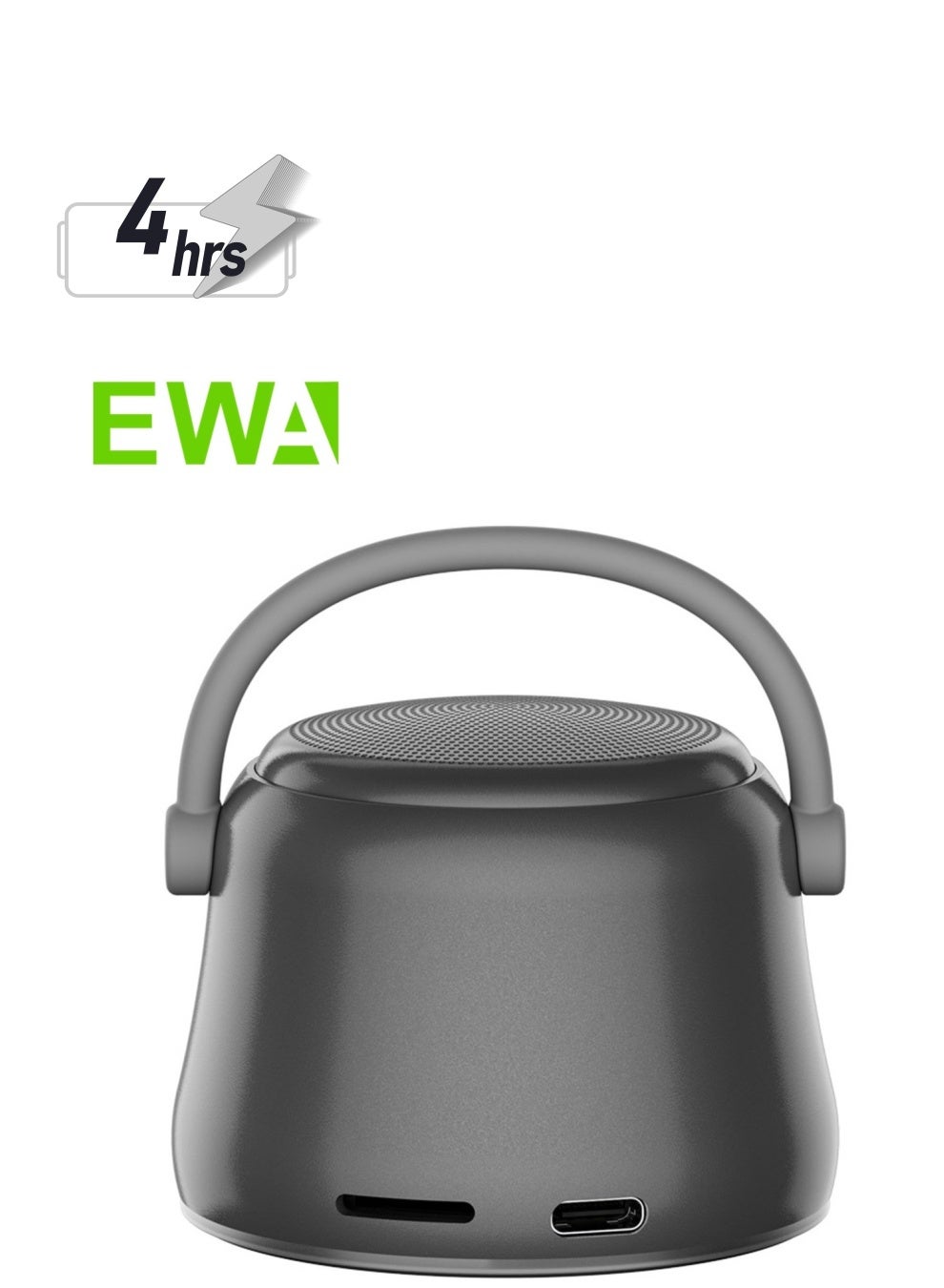 EWA A20 Mini Bluetooth Bass Radiator Metal Speaker…