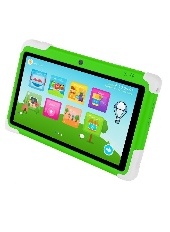 Compare K2 Kids Tablet | 7Inch IPS Display | 4GB RAM + 128GB ROM | Android 13 | Dual Camera | TypeC Charging | Parental Mode | FREE Sunglasses And Stickers  Green at KSA Price