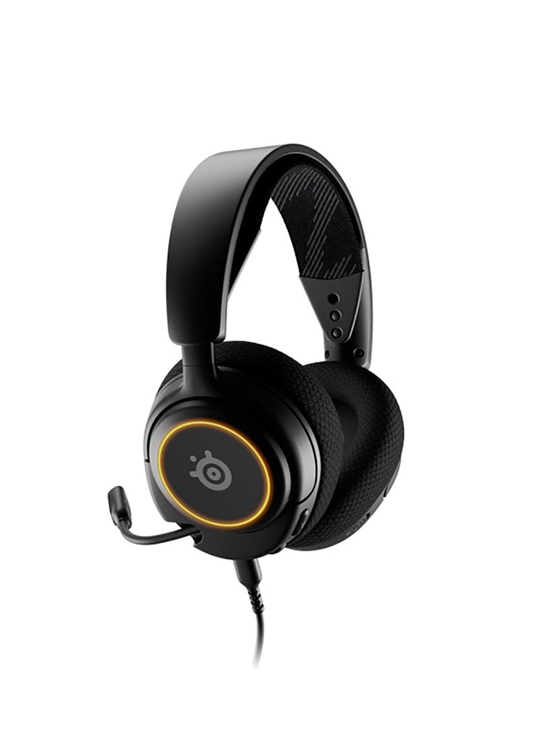 Compare SteelSeries Arctis Nova 3 MultiSystem Gaming Headset, HiFi Drivers, 360° Spatial Audio, RGB Lights, AirWeave Memory Foam Earcups, Lightweight, ClearCast Gen 2 Mic, For PCPS5PS4, Black | 61631 at KSA Price