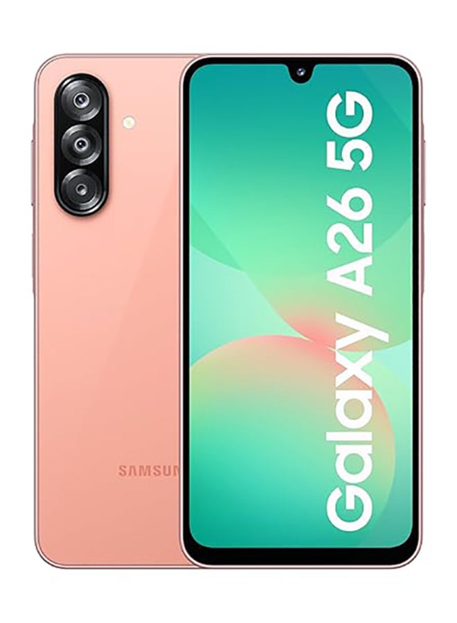 Galaxy A26 5G Dual SIM Peach Pink 6GB…
