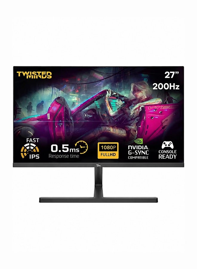 Compare 27inch Blaze Series FHD IPS 200hz 0.5ms Gaming Monitor, HDMI 2.1, HDR, Console Ready, Gsync Compatable TM27FHD200IPS Black at KSA Price