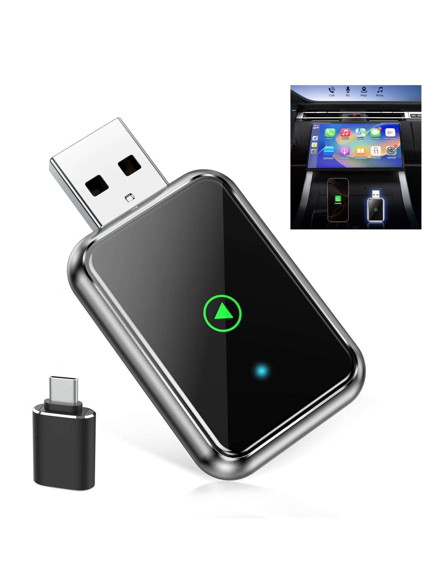 Wireless CarPlay Adapter for iPhone,Fast and…
