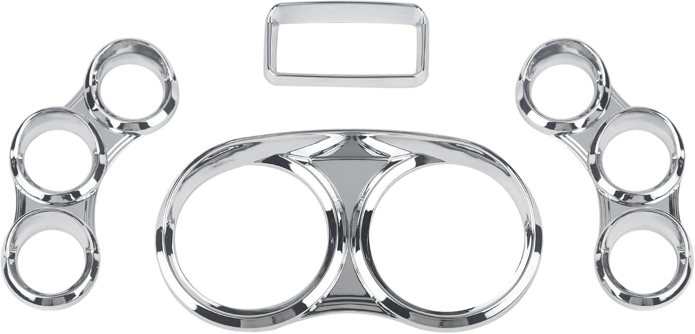 Compare VASTAUTO Chrome Instrument Dash Cover Kit for Peterbilt 379 384 386 387 388 389 20062022 at KSA Price
