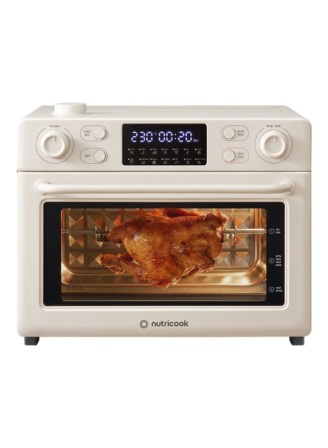 nutricook Air Fryer + Toaster Oven – 30L Stainless…