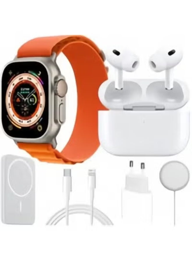 Compare X8 Ultra Smartwatch 6in1 Combo Set with Smartphone – Fitness Tracker, Bluetooth Calling, Heart Rate Monitor, Sports Modes, HD Display – AllinOne Gift Bundle for Men & Women at KSA Price