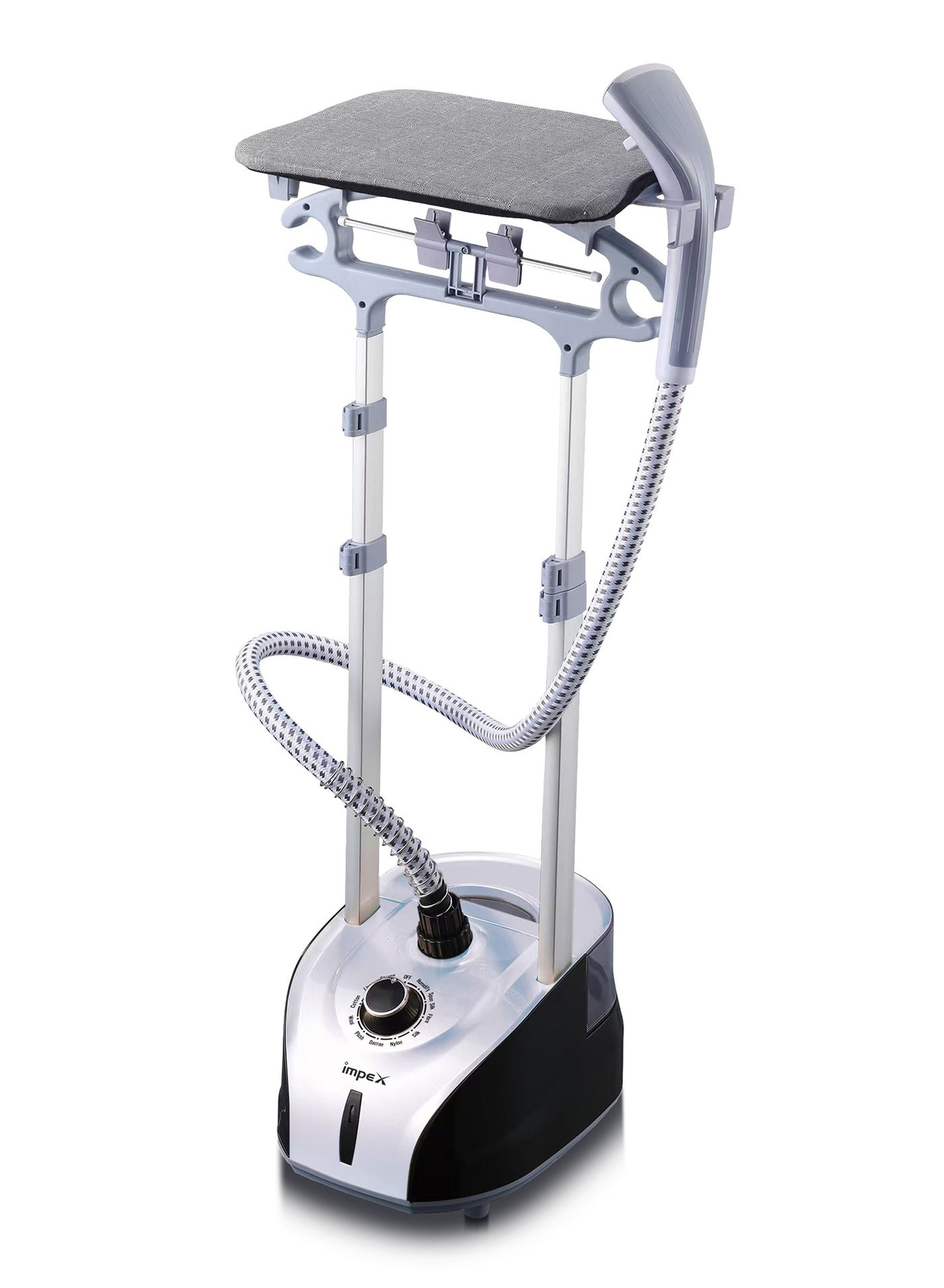 Compare Garment Steamer GSM 6016  1950W Powerful Steam Iron with 2L Tank, 38 Sec Preheat, 60 Min Runtime & Hand Brush | Vertical Steamer for Clothes, Curtains & Fabrics 2 L 1950 W GSM 6016 White and Black at KSA Price