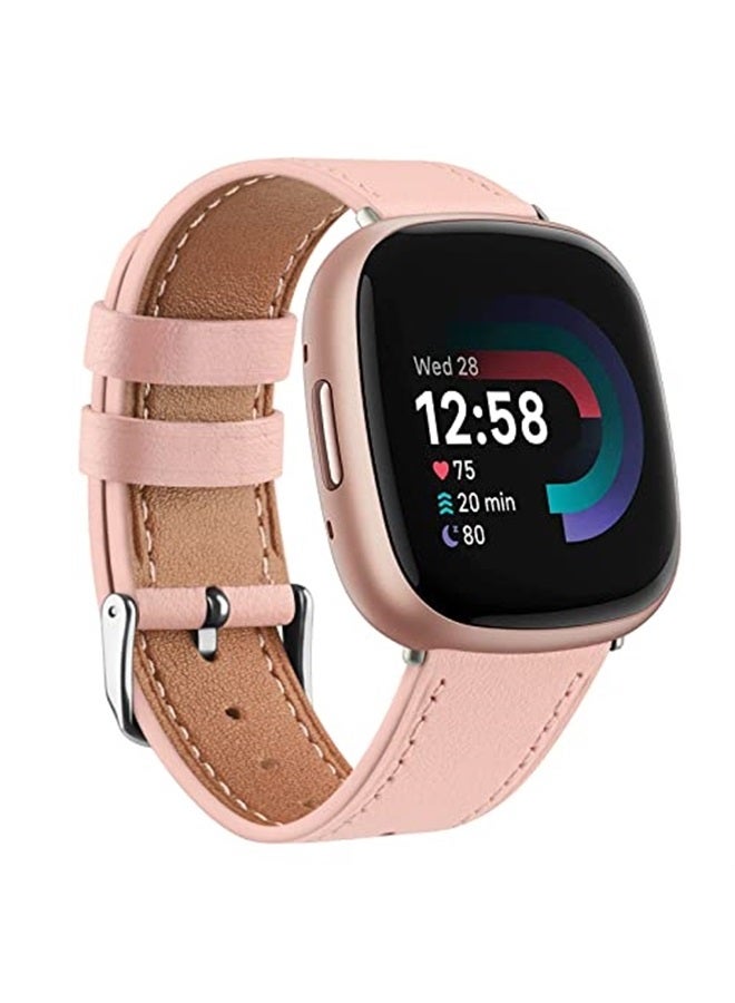 Leather Bands Compatible with Fitbit Versa 4 Bands/Fitbit…
