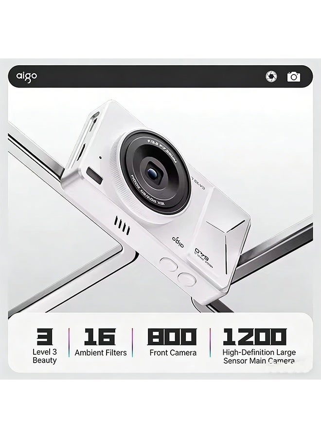Compare AIGO D6  64GB Digital Camera AF 4K HD Image 1200W Pixels 16X Digital Zoom CNC Camera Body CMOS 16 Atmospheric Filters For Photography at KSA Price