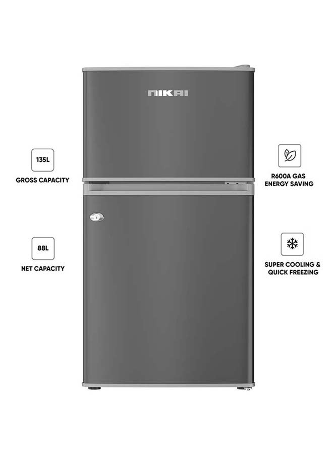 135L Gross / 88L Net, Small Double Door Mini…