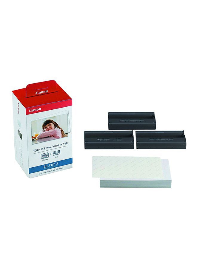 Compare Selphy CP KP108IN InkPaper Set ?Glossy White at KSA Price