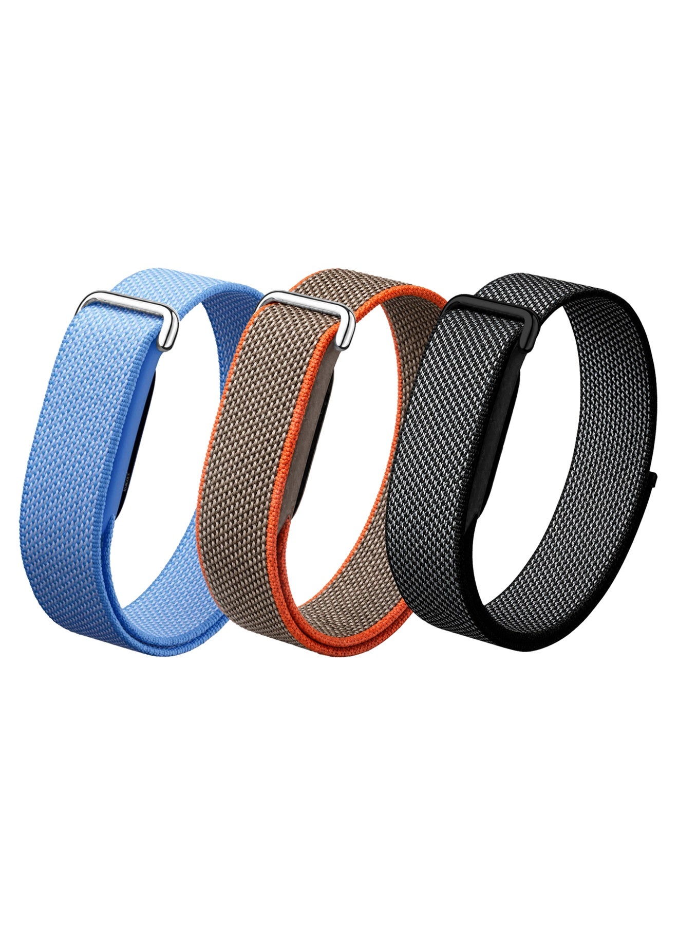 Compare 3 PACK Woven Nylon Replacement Bands for Google Fitbit Air – Breathable Stretch Elastic Sport Watch Straps – Comfortable Lightweight Wristband for Screenless Tracker   Multicolor A at KSA Price
