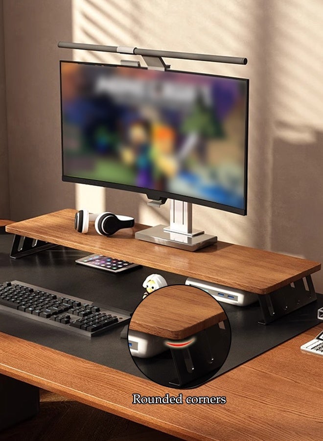 Wooden Computer Long Monitor Stand,Monitor Raised…