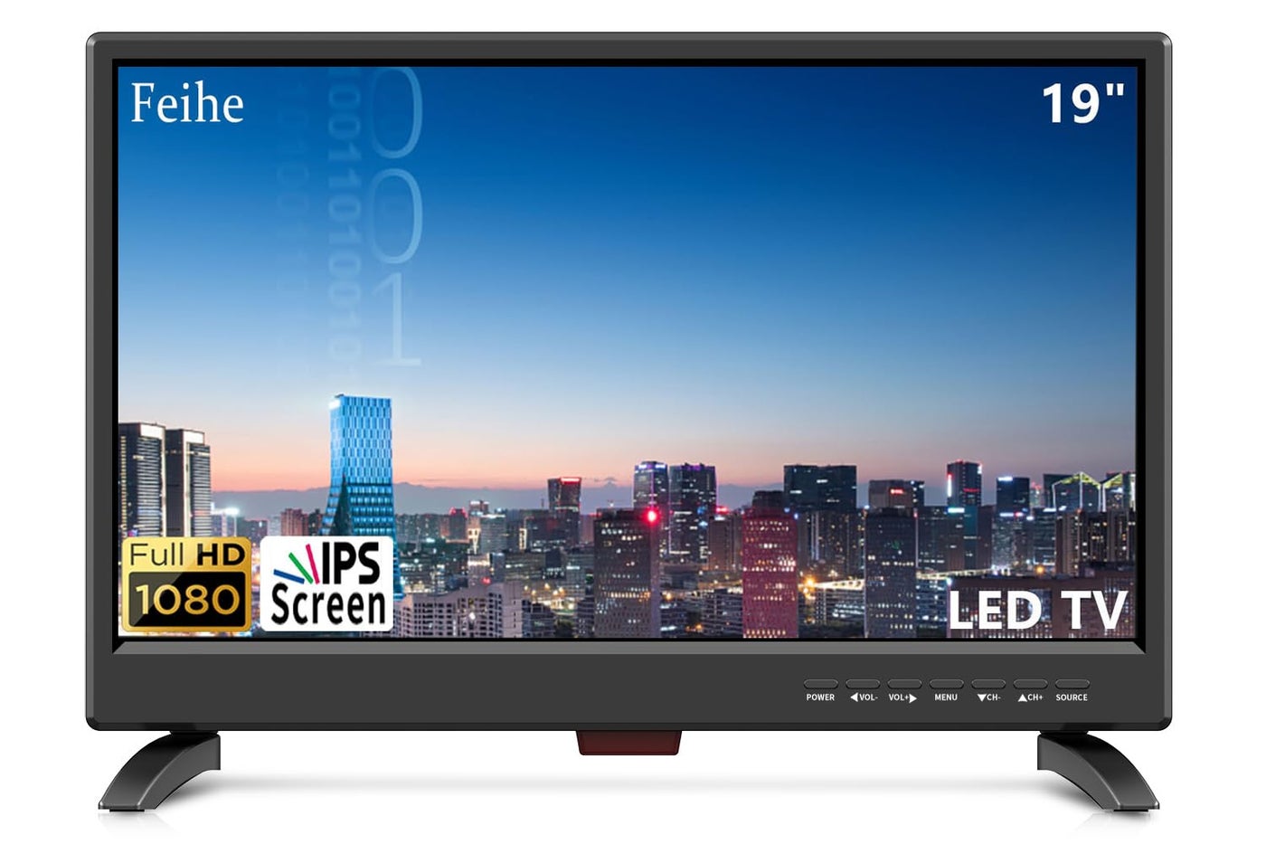 Compare 19 Inch LED Widescreen TV with Digital ATSC Tuners HDMIVGARCAUSB, 19 Inch Flat Screen TV wBuilt in Dual Speakers for Kitchen and RV CamperNo Smart Telesivion at KSA Price