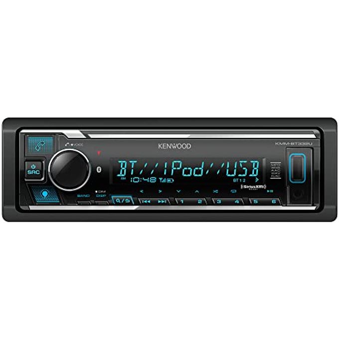 Compare KmmBt332U Bluetooth Single Din Car Stereo With Usb Port, AmFm Radio, Mp3 Player, Multi Color Lcd, Detachable Face, Built In , Compatible With Siriusxm Tuner at KSA Price