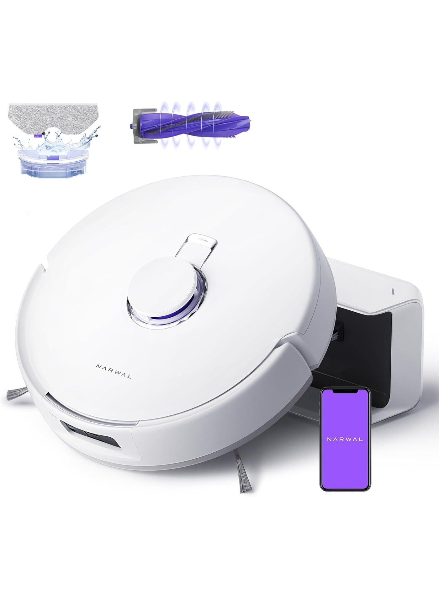 Compare Freo X Plus Robot Vacuum and Mop, 7Week Dust Storage, Zero Tangles, 7800Pa Suction, Mopping, TriLaser Obstacle Avoidance, LiDAR Navigation, MultiFloor Mapping, App Control at KSA Price