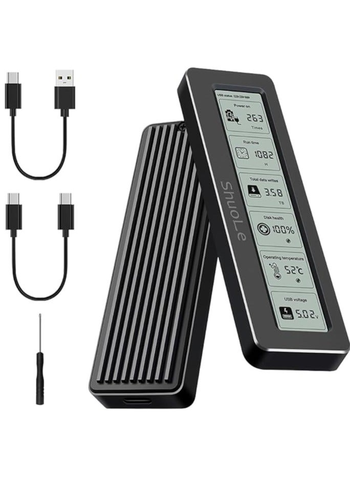 ZORBES Aluminum M.2 Nvme SATA SSD Enclosure,…