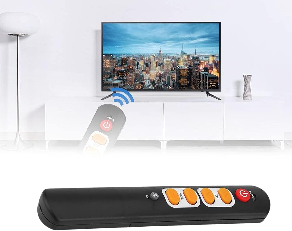 Universal Learning Remote Control with Big Buttons…