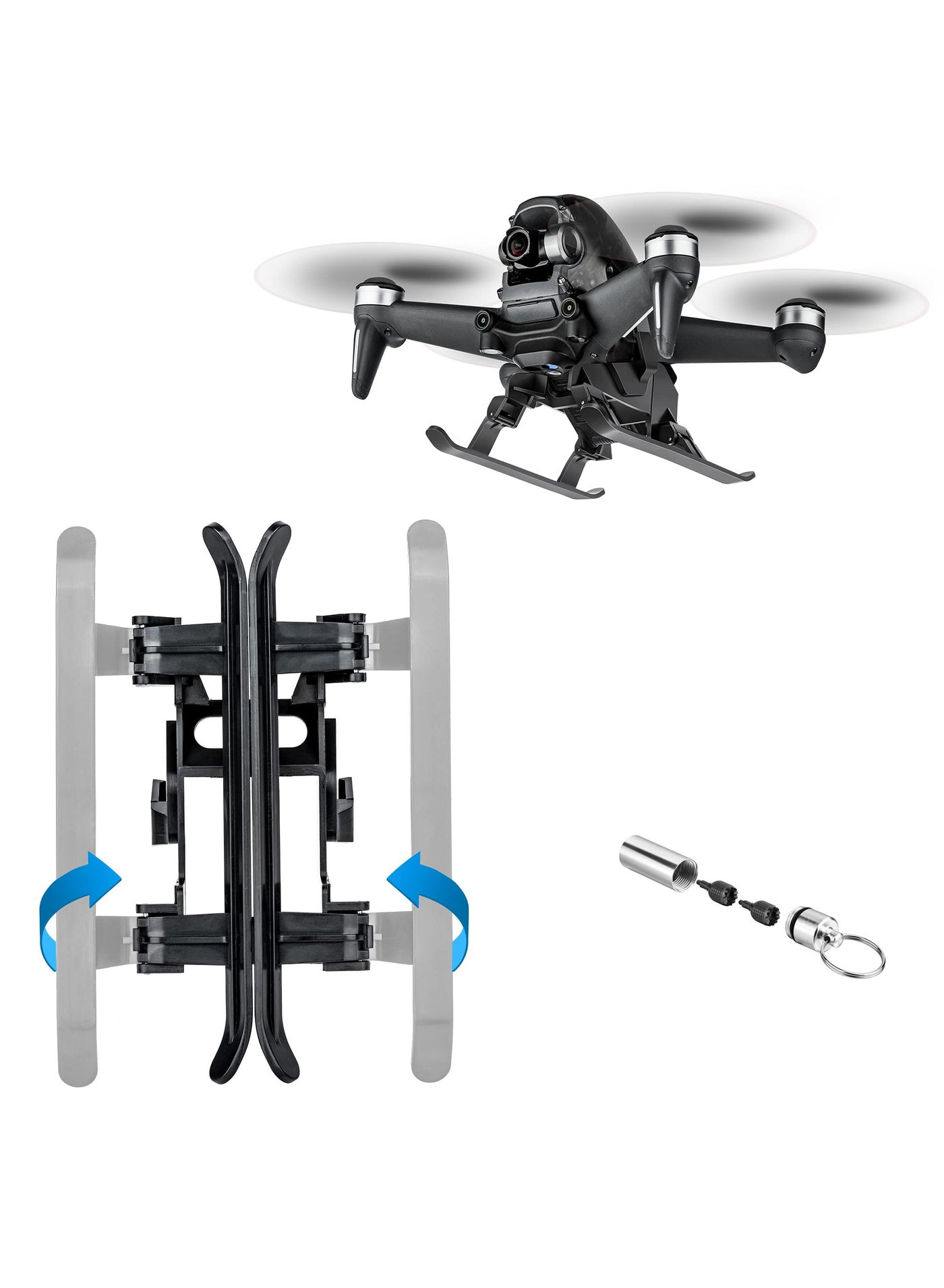 Compare Landing Gear Leg for DJI FPV Drone, Foldable Height Extended Accessory with Control Sticks Storage Box, for DJI FPV Drone Combo Landing Legs Extension at KSA Price