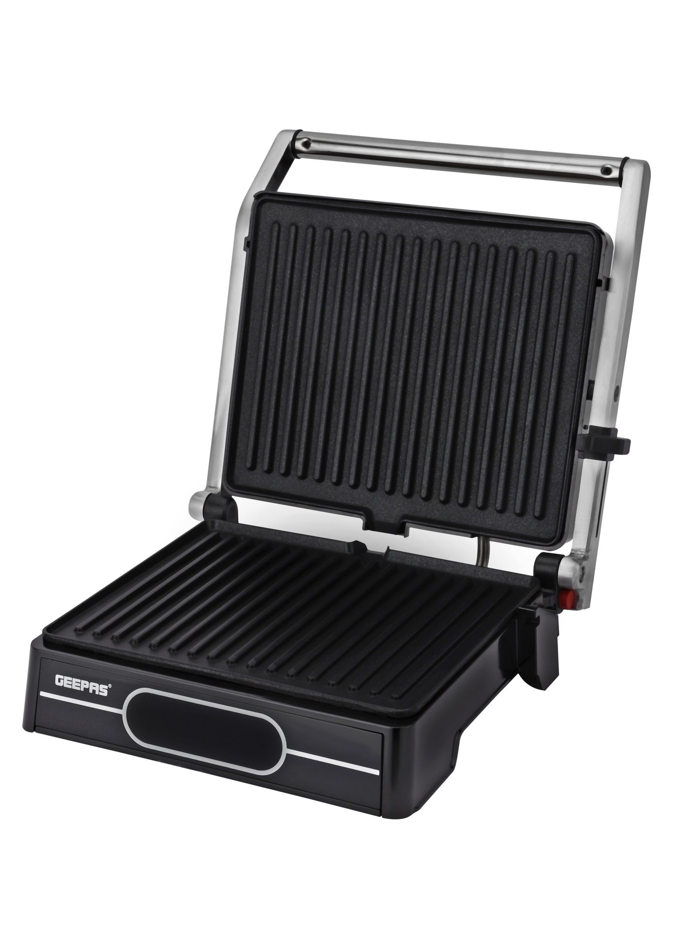 Compare 4Slice Grill Maker  NonStick Plates for Easy Release and Quick Cleanup Digital Control Temperature with 9 Levels Manual Adjustable Height 2000 W GGM36557 Black at KSA Price