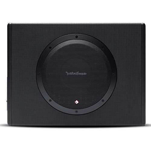 Compare Rockford Fosgate Punch P30010 Single 10 300Watt Amplified Subwoofer & Enclosure  Black at KSA Price
