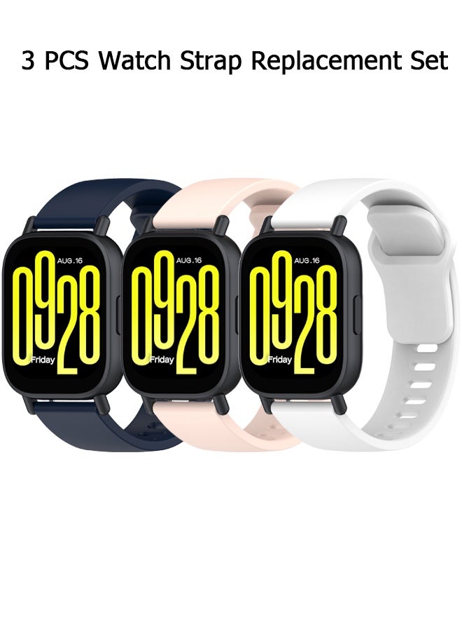 3 Pcs Silicone Strap Compatible with Redmi Watch…
