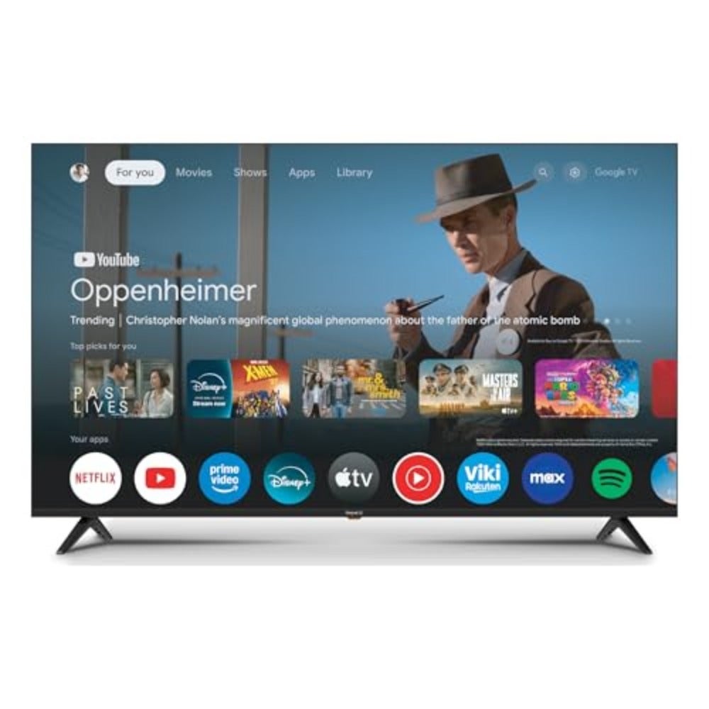 Compare 43 Inch FHD Google Smart TV with Dolby Vision Atmos and Dolby Audio, DTS HD, Builtin Chromecast, 1.5GB RAM, 8GB ROM, Slim Design with Voice Remote, 2 Year Warranty, Wall Mount  evoQ 43S3RLC2 at KSA Price