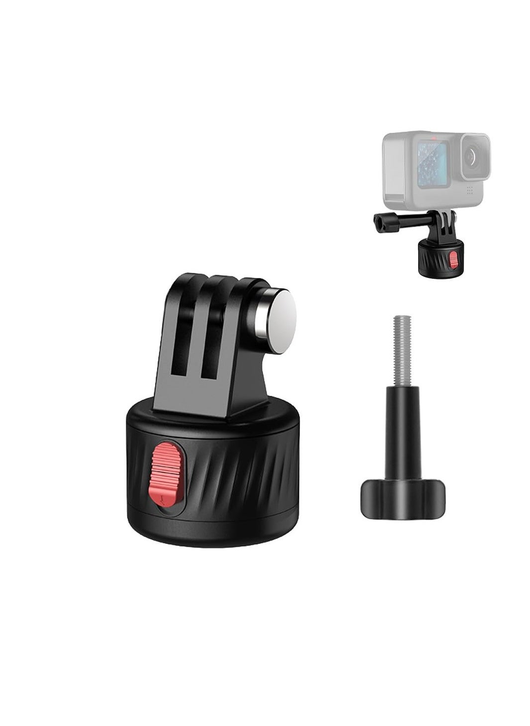 Compare Magnetic Suction Adapter Tripod Adapter Quick Release Base Mount Action Camera Accessories Screws Free with Magnetic Base Compatible with 1110987 Insta 360 AKASO DJI Action at KSA Price