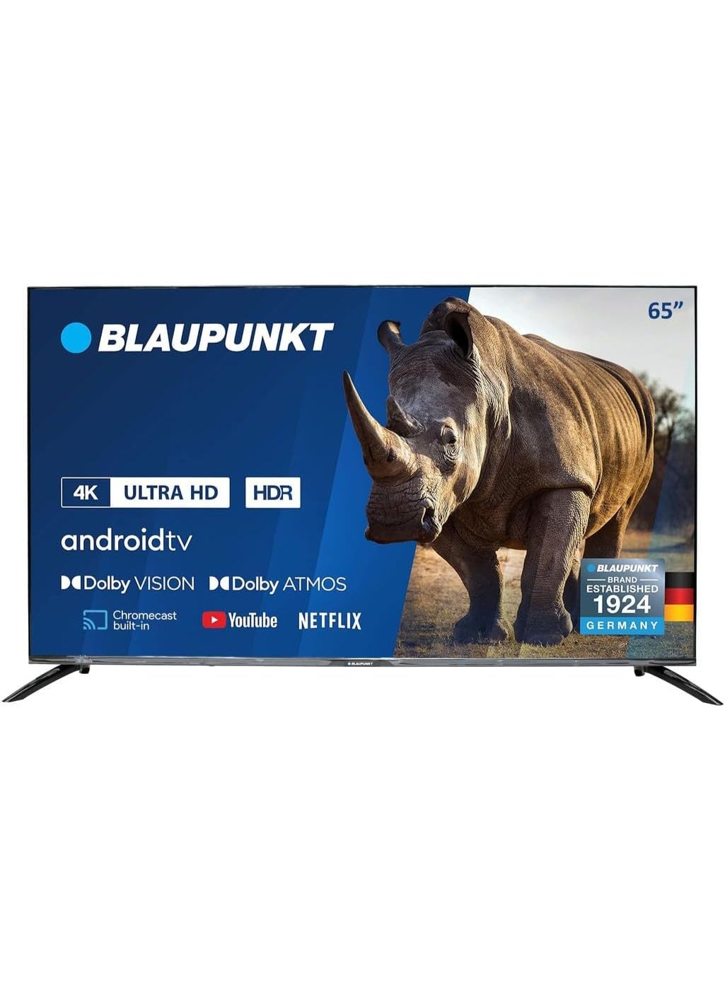 Blaupunkt 65 Inch TV 4K-UHD Smart TV Android…