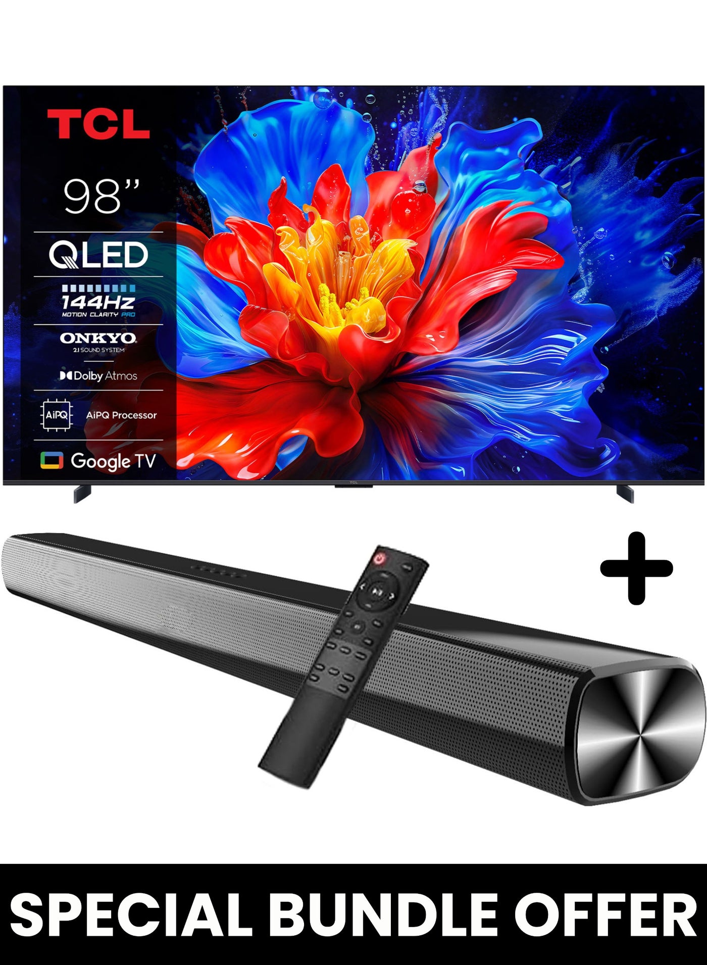 98-Inch P8K QLED 4K Smart TV + 2.0…