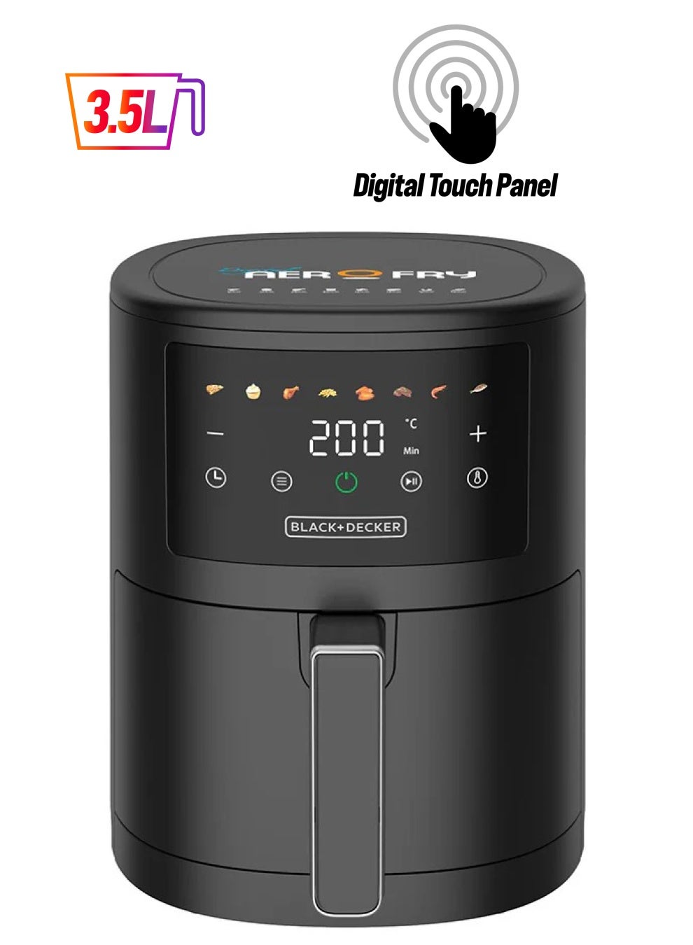AerOfry Digital Air Fryer 3.5 L 1500 W…