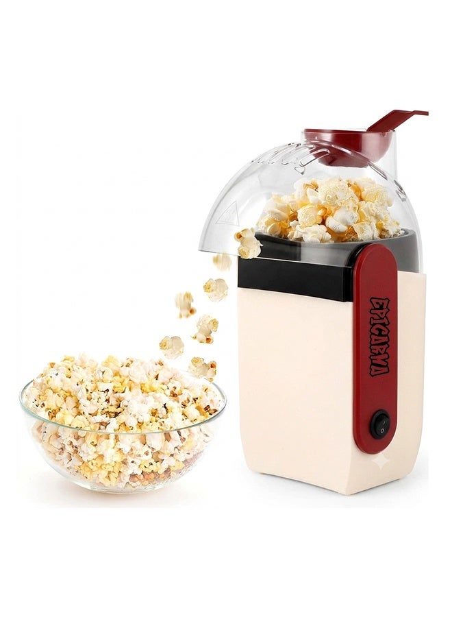Compare Air Popcorn Maker 1200W, OilFree Hot Air Popcorn Machine, Makes Up to 16 Cups, Healthy Popcorn Maker with Butter Melting Tray & Measuring Cup, OneTouch Electric Popcorn Popper, Compact Snack Maker for Home at KSA Price