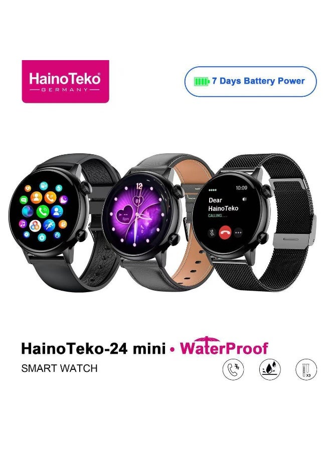 HainoTeko-24 Mini Waterproof Smart Watch With AMOLED…