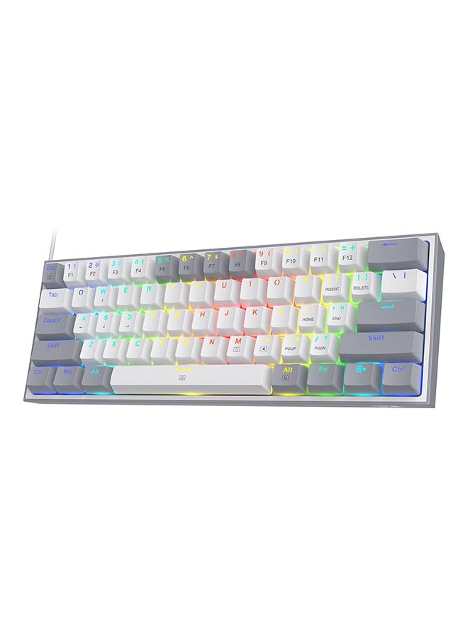 Compare FIZZ K617 60% Mechanical Keyboard, Red Key Switches, HotSwappable, Detachable TypeC Cable, Pro Software Customizable RGB, Full Rollover 61Keys, WhiteGray | K617RGB at KSA Price