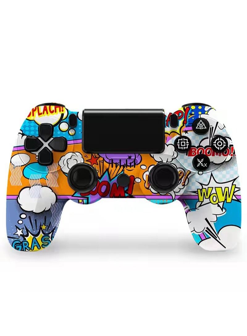 Compare Wireless Bluetooth Controller for Ps4PcSteam with Gyroscope and Dual Vibration Flame Camouflage at KSA Price