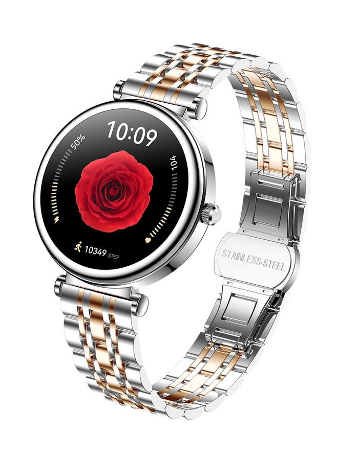 Compare Ladies Smart Watch Fitness Sports Watch Waterproof Smart Watch 1.27HD touch Screen Fitness Tracker And Heart Rate Measurement at KSA Price
