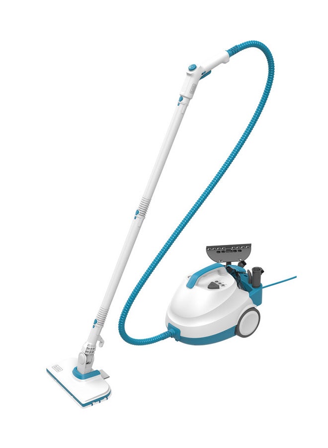 Compare Pressurized Steam Cleaner, 4 Bar Pressure, 1.2L Tank, 180° Pivoting Head, Kills 99.9% of Germs, 8 Accessories, for All Sealed Floors, ECO Friendly, 2000 W BHSMP2008GB WhiteBlue at KSA Price