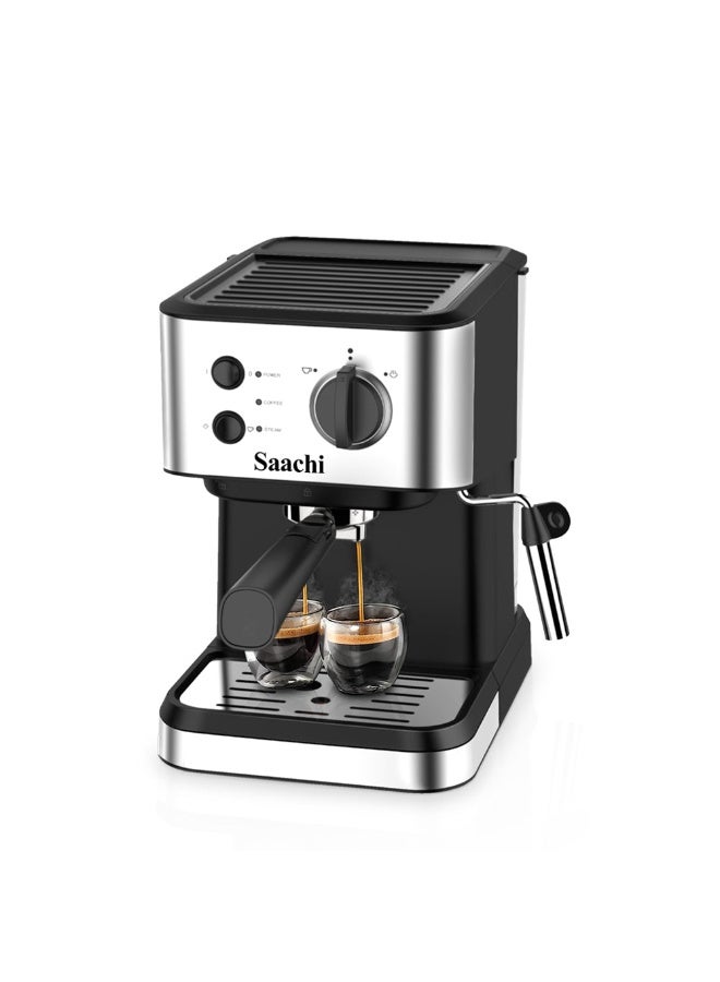 20-Bar Espresso Coffee Maker NL-COF-7068-BK, Cappuccino…