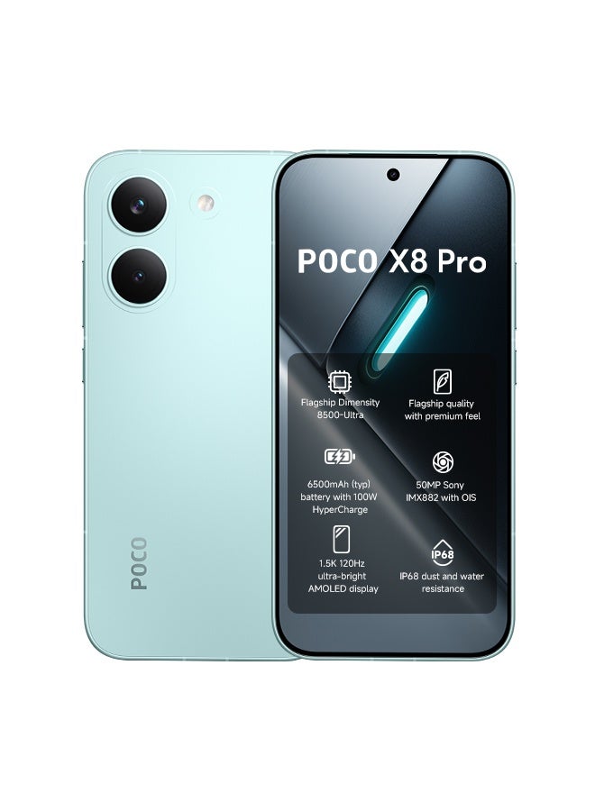 POCO X8 Pro Dual SIM 5G Green 8GB RAM…
