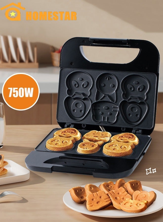 Cake Maker, Electric Animal Mini Waffle Maker, Making…