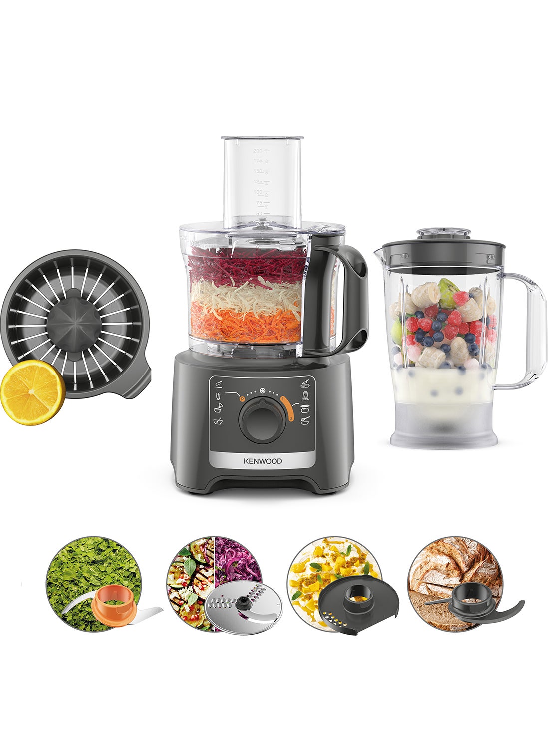 Food Processor 800W Multi-Functional With Blender,…