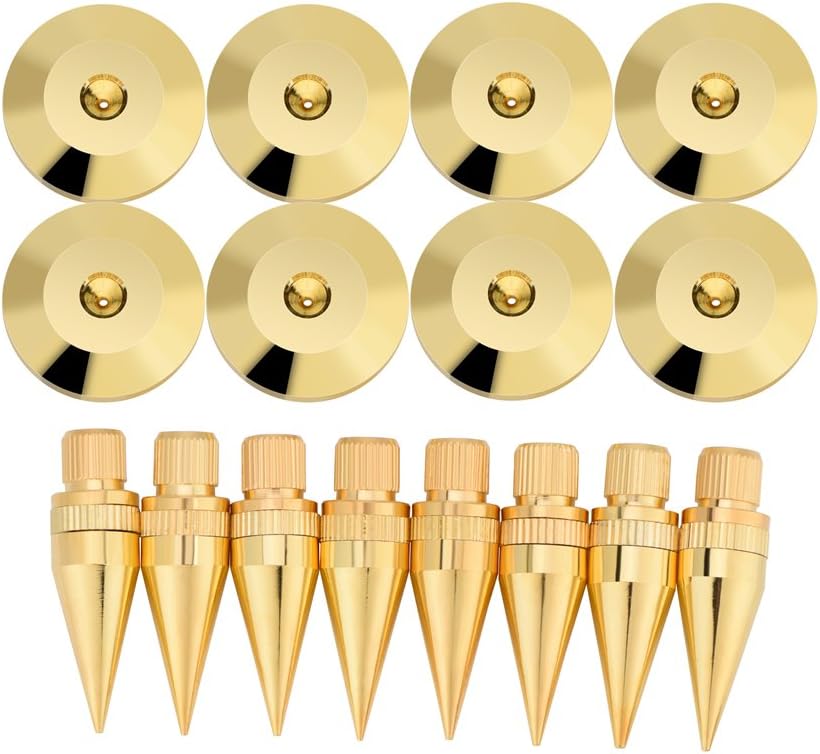 8 Pairs 6 x 36MM Copper Speaker Spike Isolation…