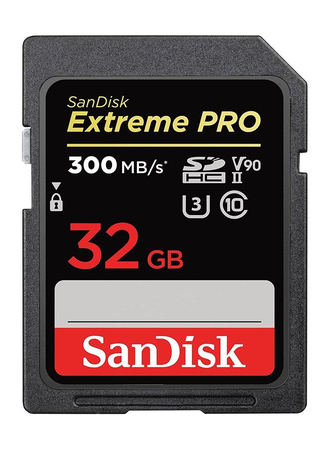 Compare 32GB Extreme PRO SDHC UHSII Memory Card  C10, U3, V90, 8K, 4K, Full HD Video, SD Card  SDSDXDK032GGN4IN at KSA Price