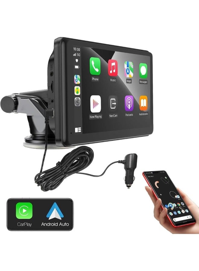 DEROVAN Wireless Apple CarPlay & Android Auto Car…