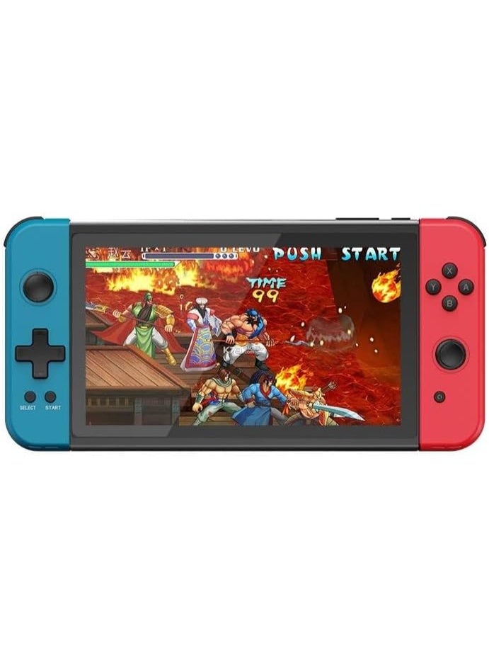 Compare X70 HD Retro Handheld Game Console – 7Inch Large Display, 64GB, 6000+ BuiltIn Games, FCArcadeSimulator Support, 3500mAh Battery, TV Output – Portable Gaming Console BlueRe at KSA Price