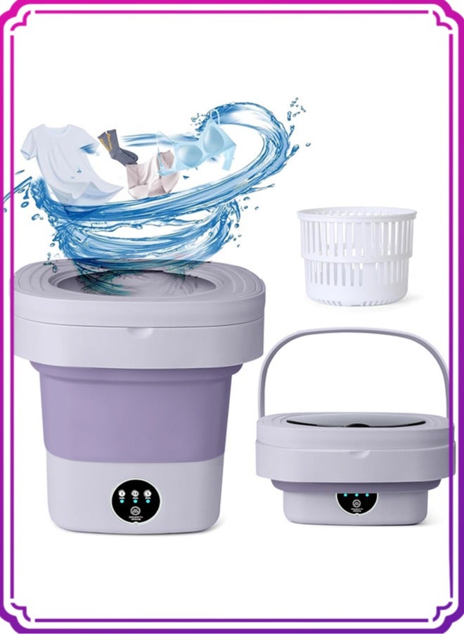 Mini Folding Washing Machine, 8L Portable Washing…