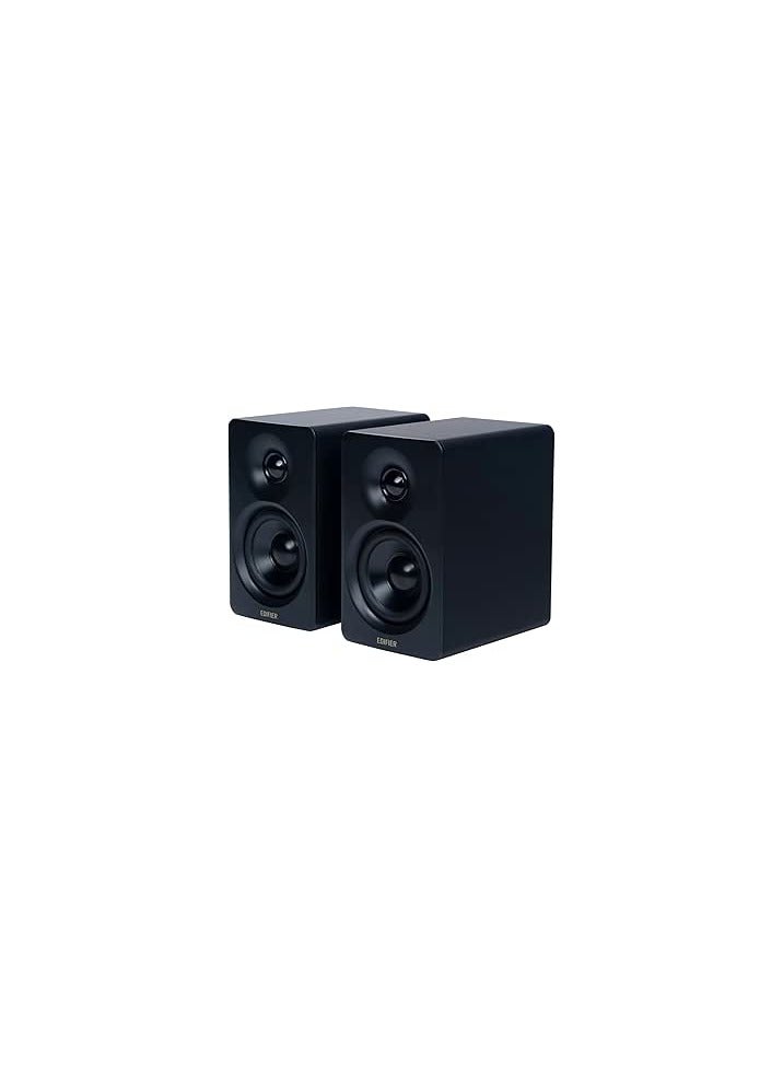 Compare Edifier M60 Multimedia Speaker Bluetooth 5.3, 66W RMS, HiRes Audio & HiRes Wireless Audio, LDAC,3 Mid Bass & 1 Tweeter, USBC & Aux Inputs, Compact Desktop Speaker â€“ Black at KSA Price