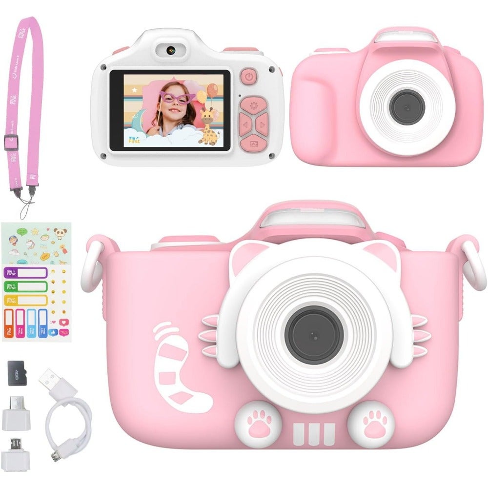 Compare LOND Digital Camera 16MP Photo 1080p Video Resolution Camera 3 with Selfie and Macro Lens Memory Card Storage up to 32GB, Includes Shockproof Case for Age 415OEIU at KSA Price