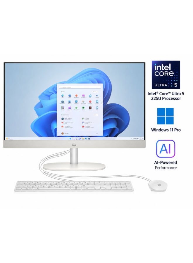 HP All-In-One 24-cr2032nh AI Desktop Computer,…