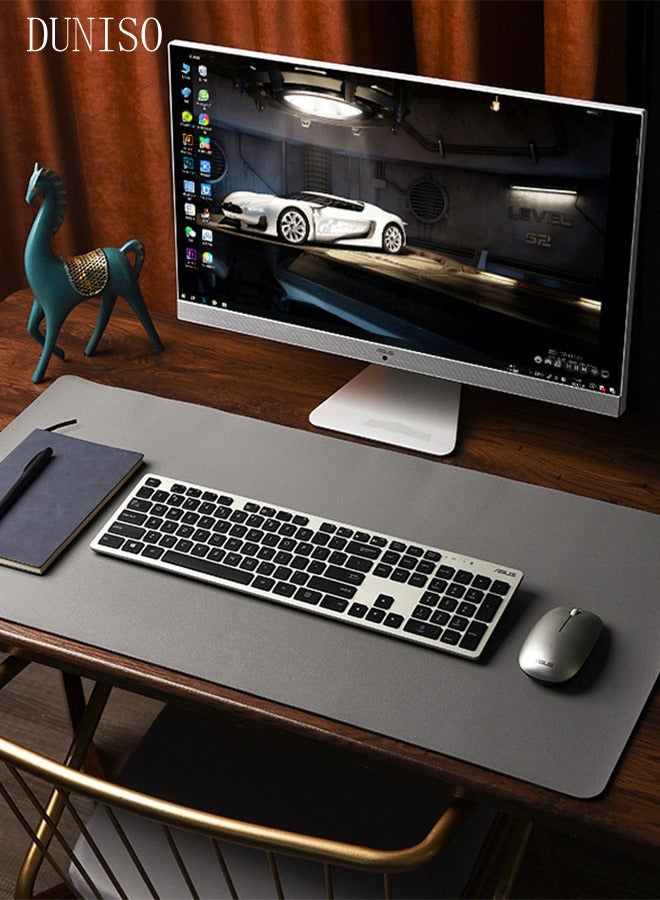 Compare Leather Desk Pad Protector Office Desk Mat Large Mouse Pad,NonSlip Leather Desk Blotter Laptop Desk Pad,Waterproof Desk Writing Pad for Office and Home at KSA Price